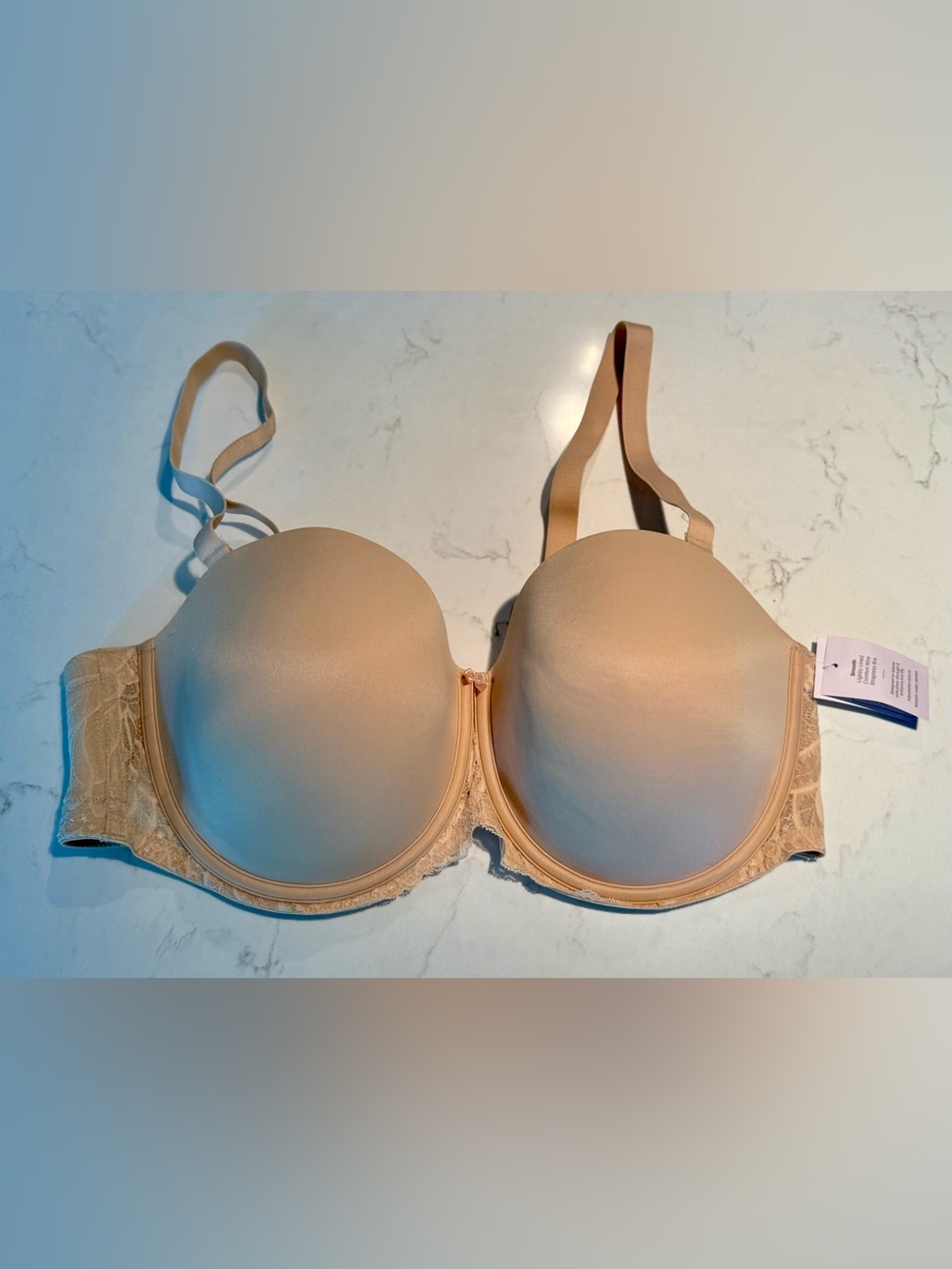 Plus Size Auden Lightly Lined Strapless Convertible Smooth T-Shirt Bra